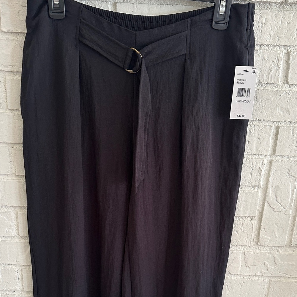 BCX Wide Leg Black Pants New